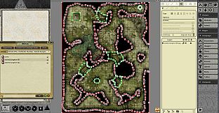 Fantasy Grounds - Pathfinder RPG - Pathfinder Flip-Mat: Wicked Dungeon