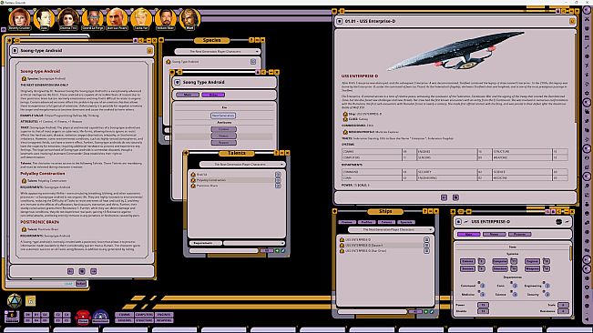 Fantasy Grounds - Star Trek Adventures: The Next Generation Player Characters