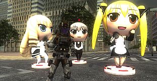 EARTH DEFENSE FORCE 5 - Air Raider Weapon: Singing and Dancing Pure Decoy Launcher Set of 8