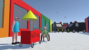 Larry's new wheelchair