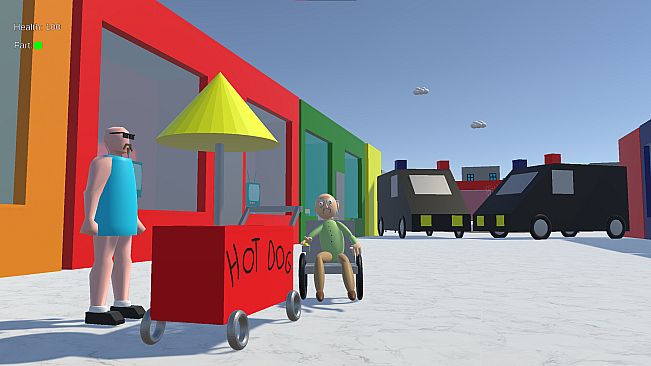 Larry's new wheelchair