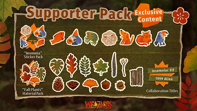 We, Junk Artists - Supporter Pack