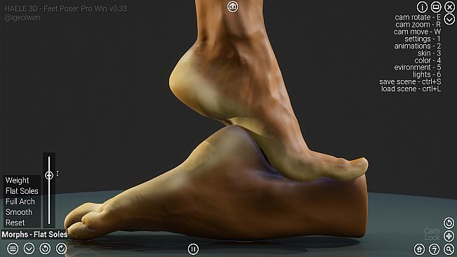 HAELE 3D - Feet Poses Pro - Drawing References