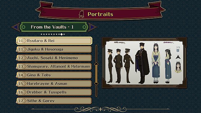 The Great Ace Attorney Chronicles - Additional Art & Music from the Vaults