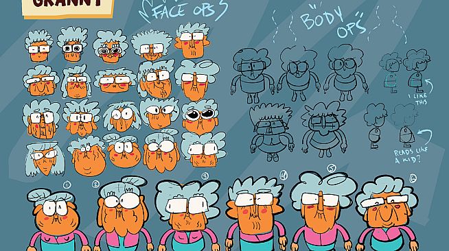 Grandma, No! Digital Artbook