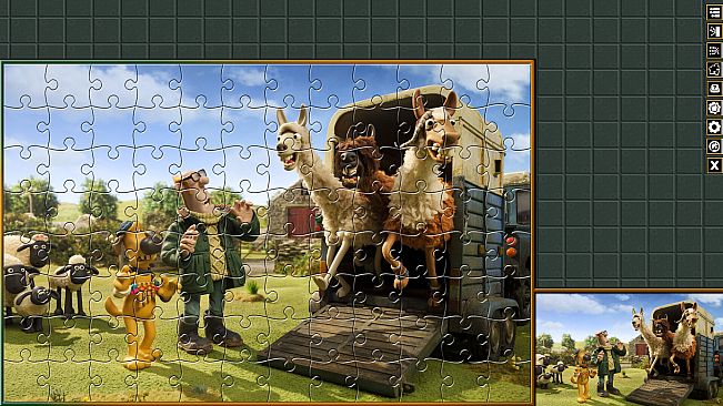 Pixel Puzzles Aardman Jigsaws: The Farmers Llamas