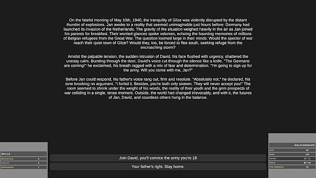 Survive, Resist, Collaborate - a World War 2 Choice-Based Story