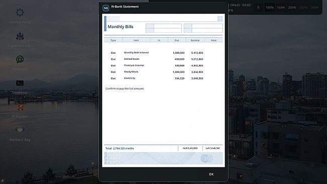 Cashgrind Simulator