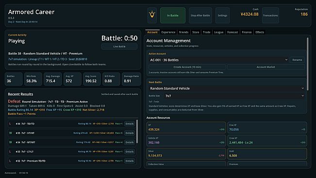 Armored Career