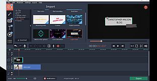 Movavi Video Editor Plus 2020 Effects  - VHS Intro Pack