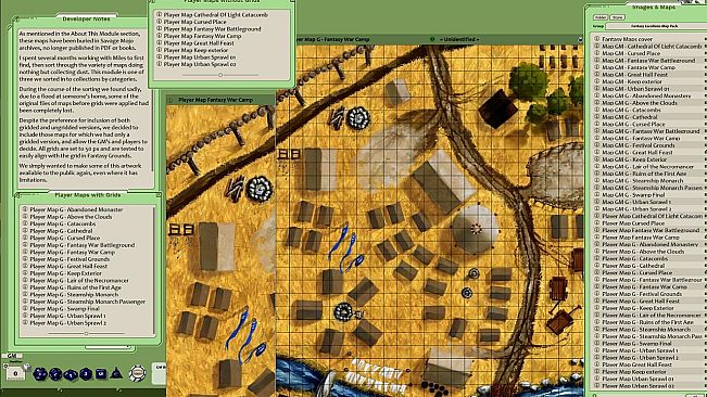 Fantasy Grounds - Map Pack Fantasy Locations (Map Pack)