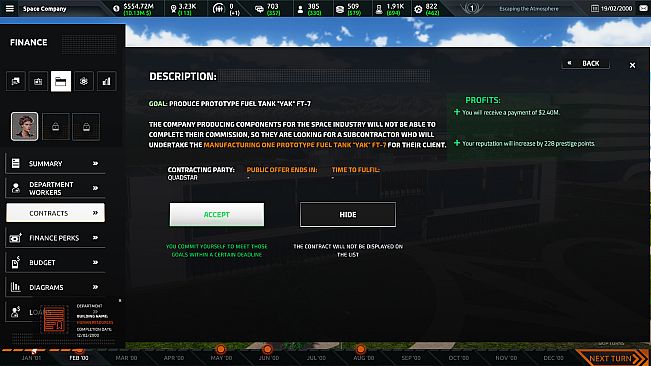 Space Company Simulator