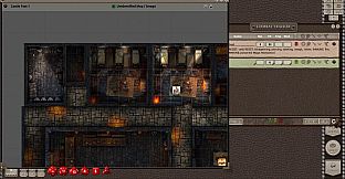Fantasy Grounds - Black Scrolls Medieval Fantasy Castle (Map Tile Pack)