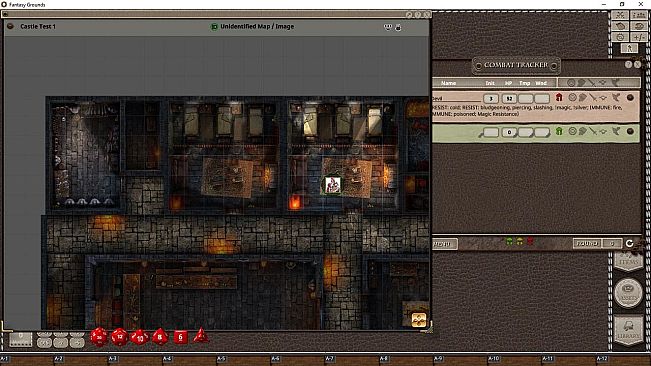 Fantasy Grounds - Black Scrolls Medieval Fantasy Castle (Map Tile Pack)