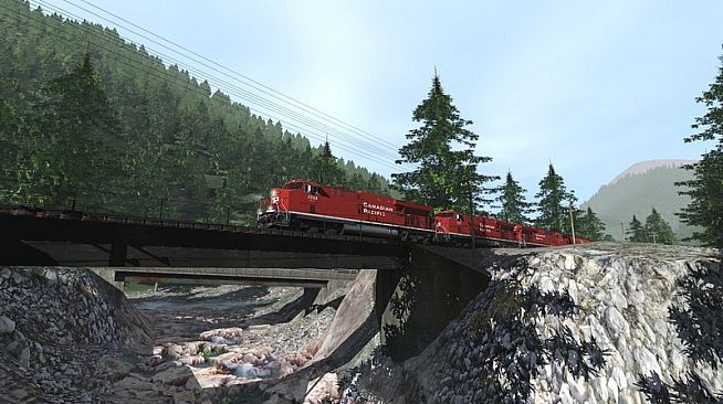Trainz 2022 DLC - Canadian Rocky Mountains Viktor Lake to Ross Peak and Glacier
