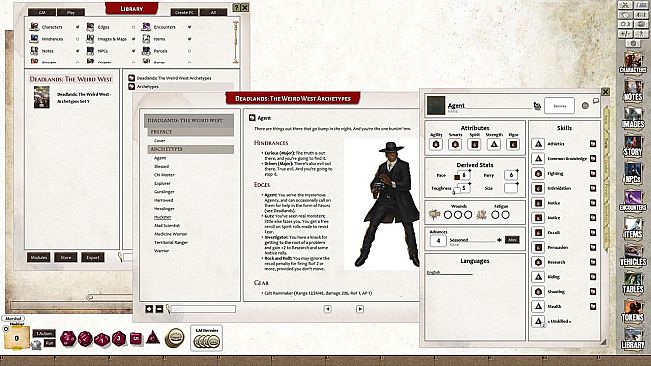 Fantasy Grounds - Deadlands: The Weird West: Archetypes 01