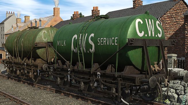 Trainz Plus DLC - UK 6 Wheel Milk Tanker Pack 1