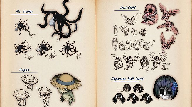 Yomawari: Lost in the Dark - Mini Art Book