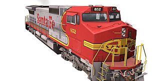 Trainz 2022 DLC - ATSF Railway - GE C40-8W