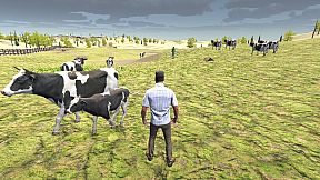 Directly Drink Milk from Cow　【直に牛乳を飲め】