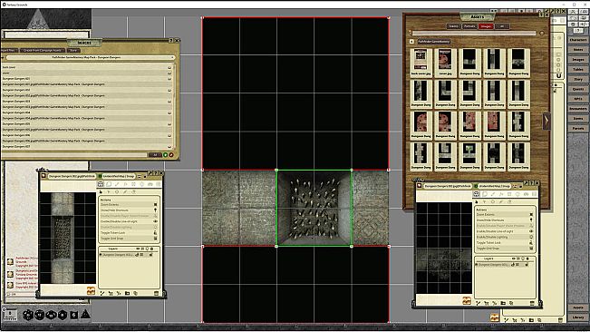 Fantasy Grounds - Pathfinder RPG - GameMastery Map Pack: Dungeon Dangers
