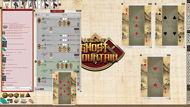 Fantasy Grounds - Legend of Ghost Mountain Action Deck
