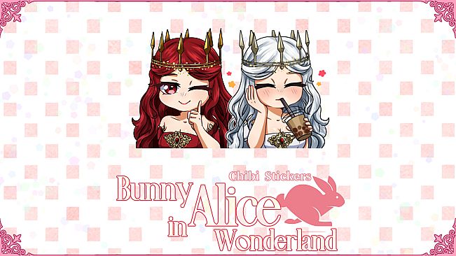 Bunny Alice in Wonderland DLC- Chibi Stickers