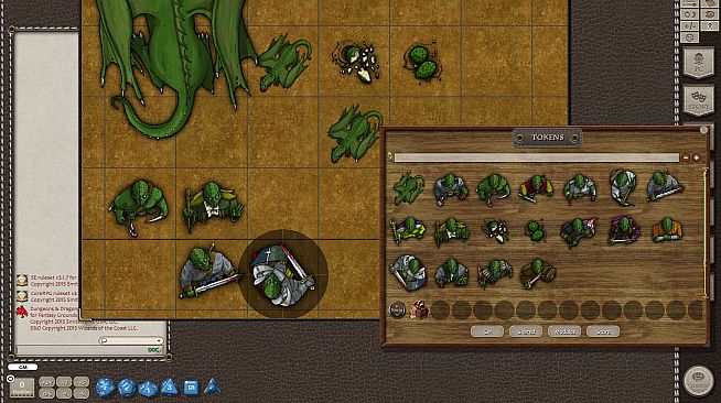 Fantasy Grounds - Green Dragons (Token Pack)