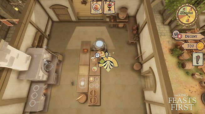 The King Feasts First