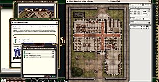 Fantasy Grounds - Pathfinder RPG - Pathfinder Flip-Mat: Boarding School