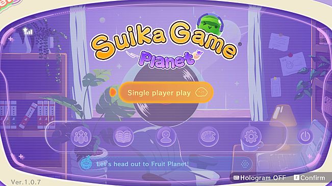 Suika Game Planet Night Chill