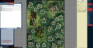 Fantasy Grounds - Starfinder RPG - FlipMat - Forest Moon