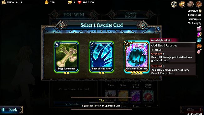 Overdungeon - Mr.Almighty (Card Pack)