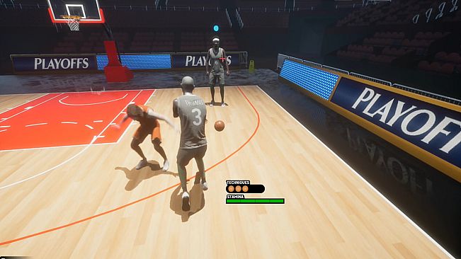 Third Person Basketball Court