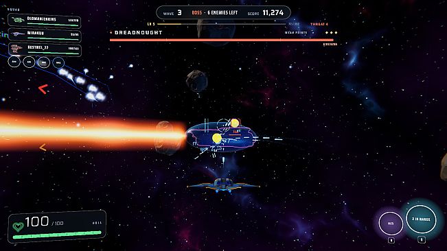 Spaceship Wars Together