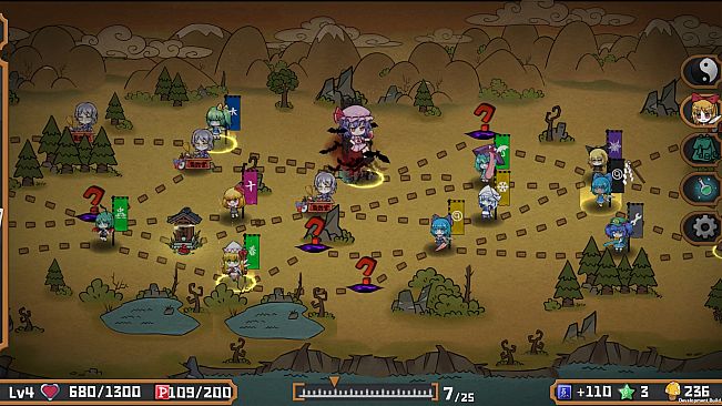 Touhou Big Big Battle: Yuyuko's Food-hunting Adventure