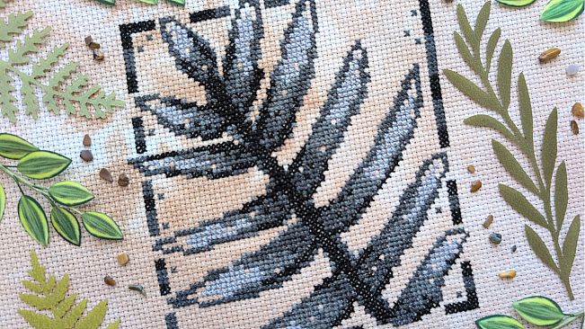 Aster Pebble and the Case of Bad Bureaucracy - Cross Stitch Zine