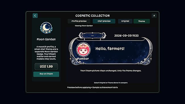 Cozy Farm - Moon Garden Theme