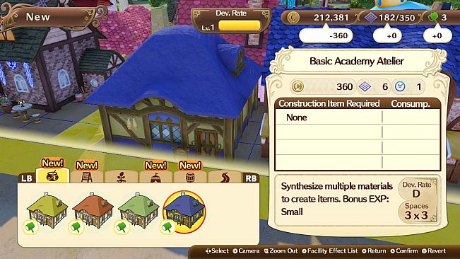 Nelke & the LA: Facility Pack: Mana Khemia