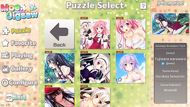 Moe Jigsaw - Harukaze Sensation! Pack