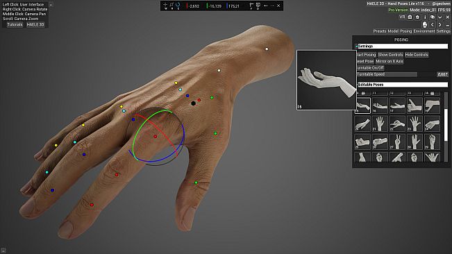 HAELE 3D - Hand Poses Lite - Drawing References
