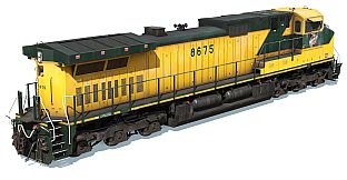 Trainz Plus DLC - CNW C44-9W 8666-8730