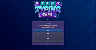 Silly Typing Game