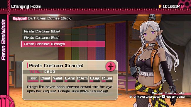 Bullet Girls Phantasia - Costume Set: Pirate Costumes