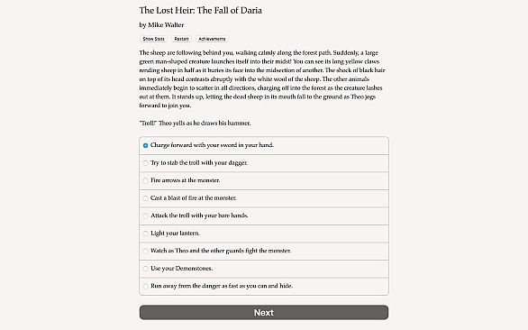 The Lost Heir: The Fall of Daria