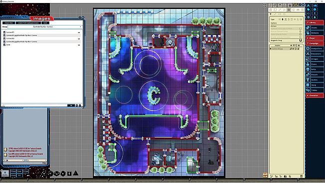 Fantasy Grounds - Starfinder RPG - Flip-Mat - Cantina