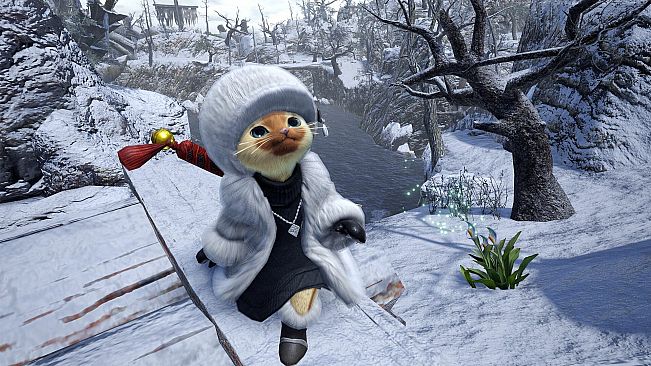 Monster Hunter Rise - "Felyne Fluffy Fur" Palico layered armor set