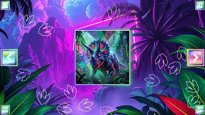 Neon Fantasy: Dinosaurs