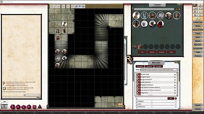 Fantasy Grounds - Pathfinder 2 RPG - Pathfinder Society Scenario #2-01: Citadel of Corruption