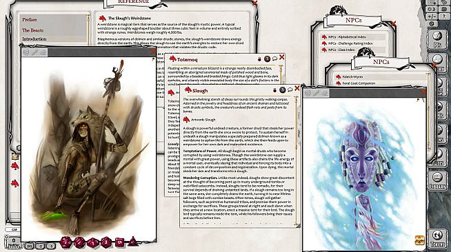 Fantasy Grounds - 5E: Beasts of Legend - Coldwood Codex